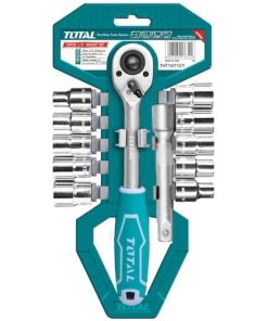 Set llaves tubo 12 piezas enc 1/2"  THT141121 Tota