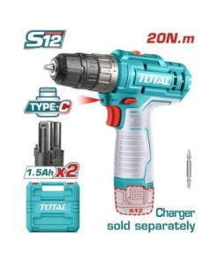 Taladro inalambrico 12v 1500rpm TDLI12202 Total