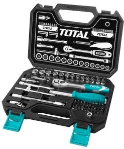 Caja de herramientas enc 1/4 45pzs THT141451 Total