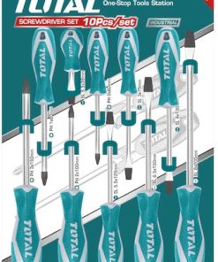 Set destornilladores indust x 10 THT250610 Total