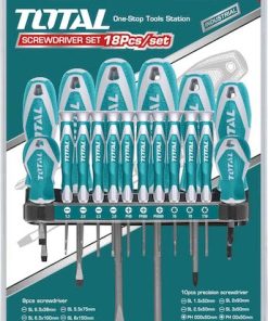 Set destornilladores indust x 18 THT250618 Total