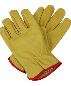 Guante vaqueta amarilla 1/2 paseo elas T10 GV05 SG