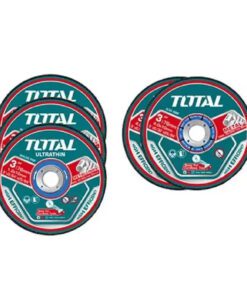 Set 5 discos mini amoladora 76mm Total TAC303768