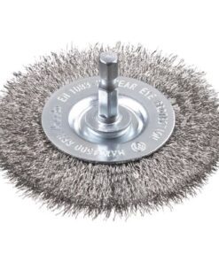 Cepillo circular inoxidable ondulado fino 75mm KWB