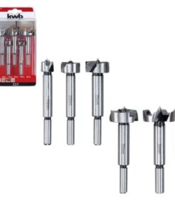 Juego fresas Forstner 5 pzs.15, 20, 25, 30,35 KWB