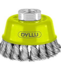 Cepillo Copa de Acero Trenzado 75mm DYLLU DTCE2401