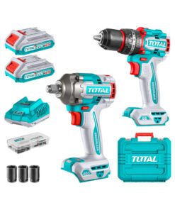 Kit taladro percut+llave impacto ind TCKLI20275-4