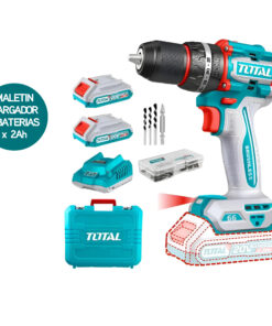Taladro percutor 20v BL indust TIDLI20668-4 en kit