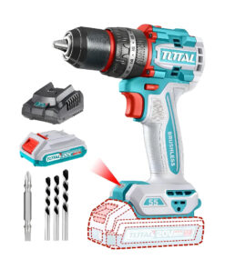 Taladro percutor 20v BL ind TIDLI20558-4 en Kit