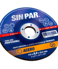 Disco centro deprim debaste 230x6x22.2 DADD SinPar