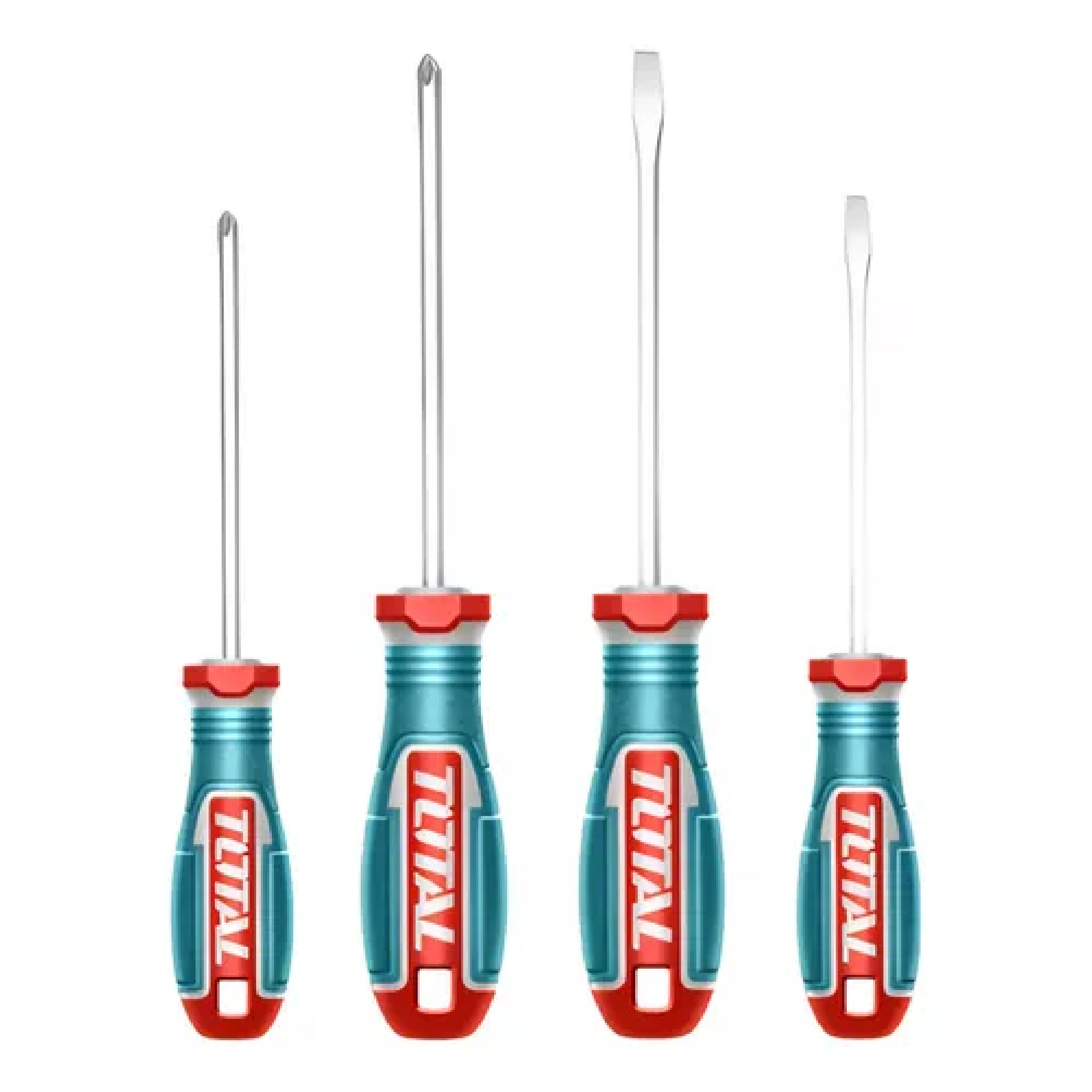 Set 4 Destornilladores industrial Total TKSDS0426