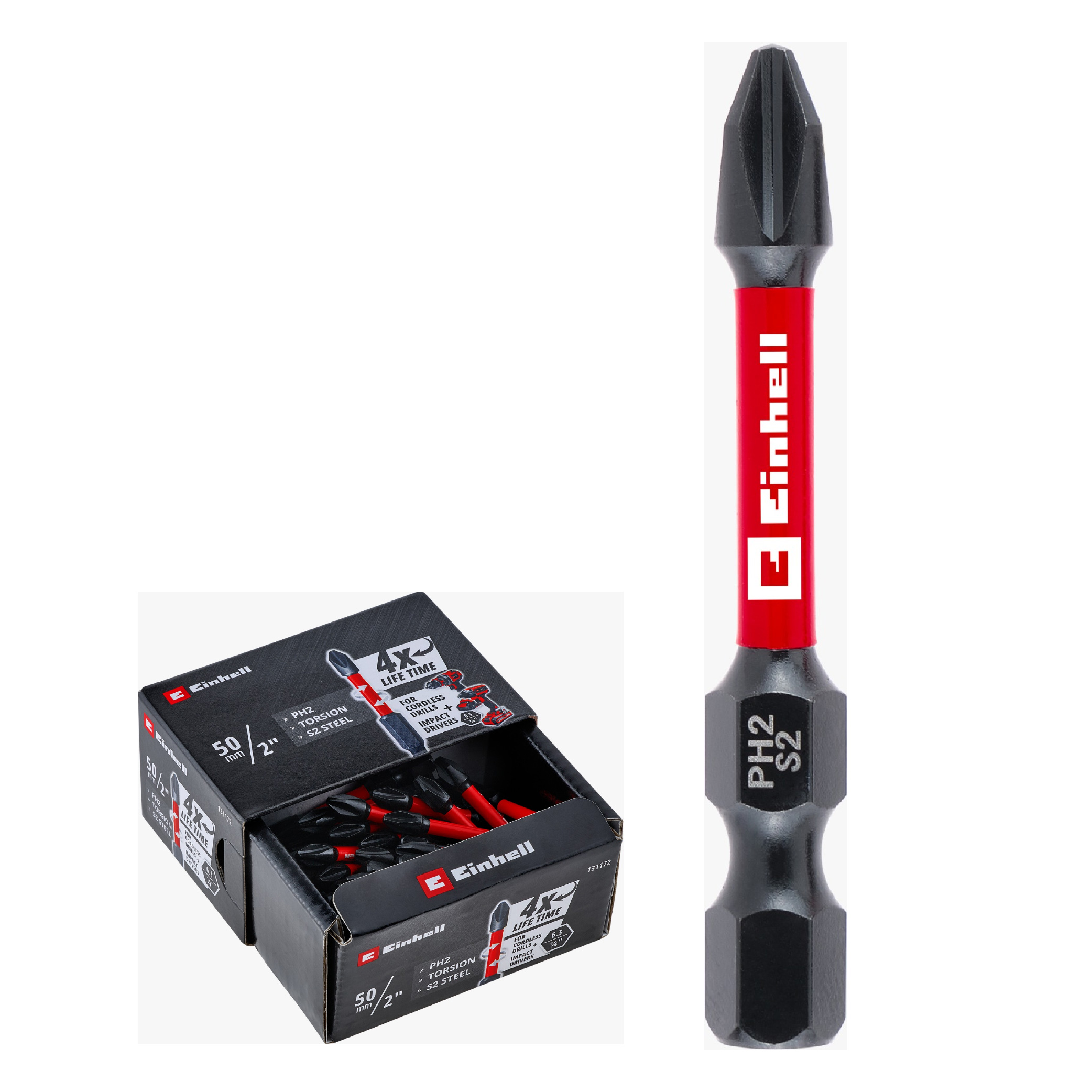 Puntas de impacto PH2 50mm x unid (cx50)