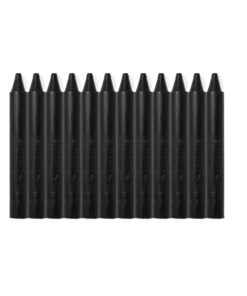 Estuche crayon x 12u negro