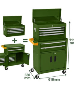 Gabinete 6 cajones 616x330x1115mm Jadever