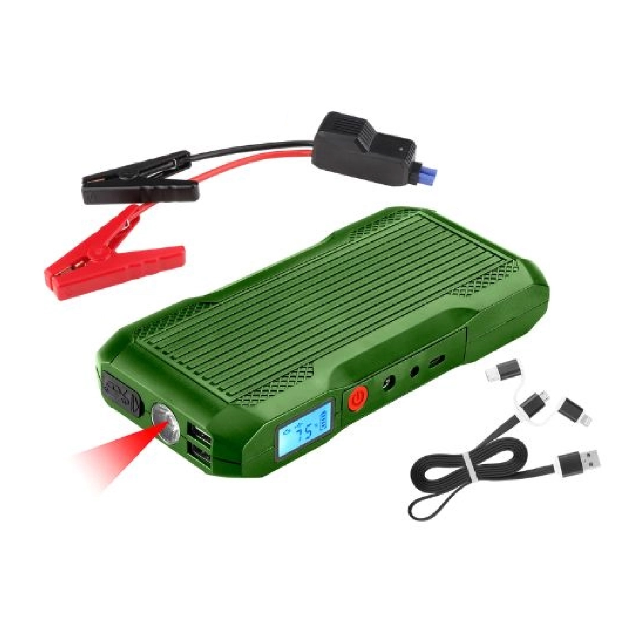 Arrancador bateria portatil 12v Li-ion Jadever
