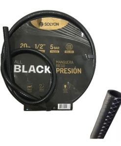 Manguera riego presion All Black 1/2 x20mts (x mt)