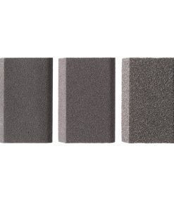 Set 3 esponjas abrasivas media, fina y superfina