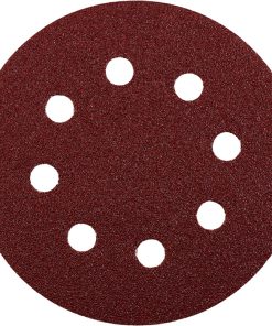 Discos abrasivos velcro 125/240 x 5 unidades KWB