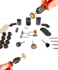 Kit de accesorios 106pzs p/minitorno KWB