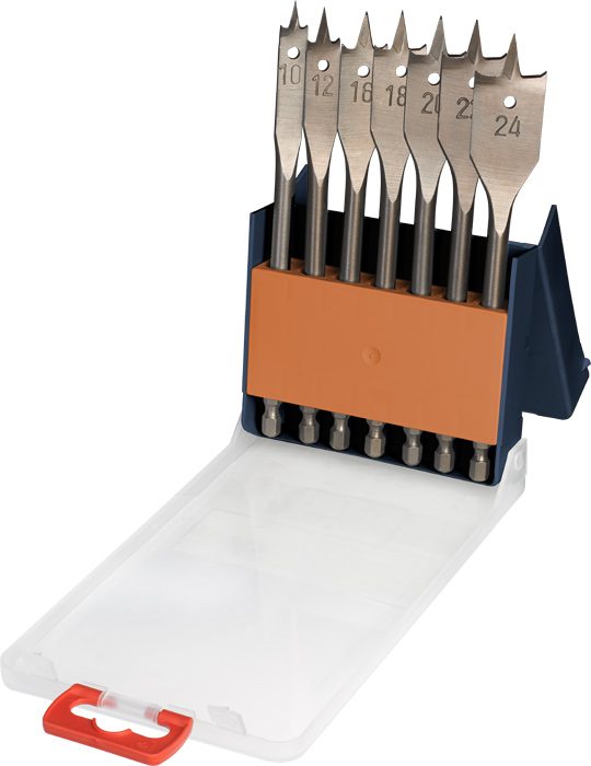 Juego mechas de pala 7 piezas KWB