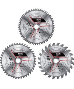 Juego set kit hojas sierra circular 250mm KWB