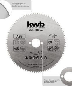 Hojas de sierra 10 pulgadas 80 dientes KWB