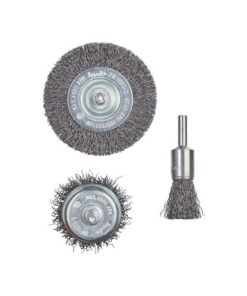 Set de cepillos de alambre 3pzas KWB