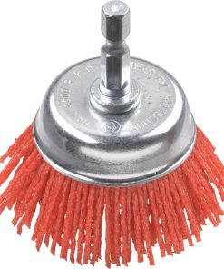 Cepillo copa nailon abrasivo grueso 75mm KWB