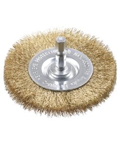 Cepillo circular alambre de laton fino 75mm KWB