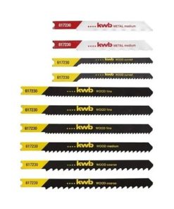 Juego hojas de calar 10 piezas HCS universal KWB