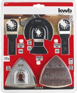 Multi tool Set 17 piezas KWB