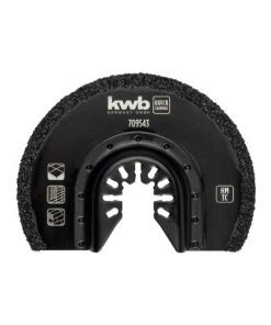 Hoja de sierra semirredonda carburo tungsteno KWB