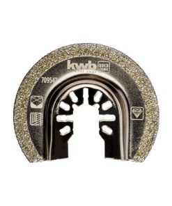 Hoja de sierra diamantada semirredonda KWB