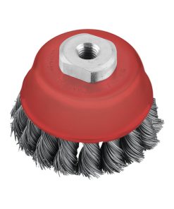 Cepillo copa aggresso flex trenzado M14 66mm KWB 