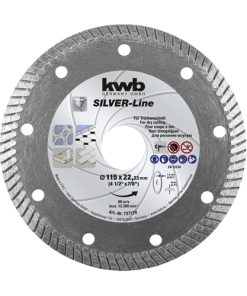 Disco de corte de diamante silver-line 115mm KWB