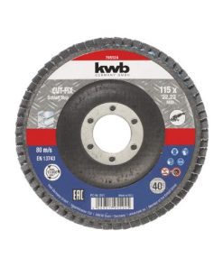 Disco abrasivo 115mm Cut-Fix gr100 corindon KWB