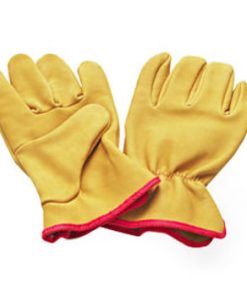 Guante vaqueta amarilla 1/2 paseo elas T9 GV05 SG