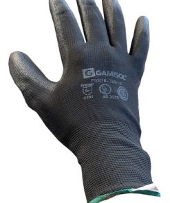 Guante G13 poliester negro bañado PU GM